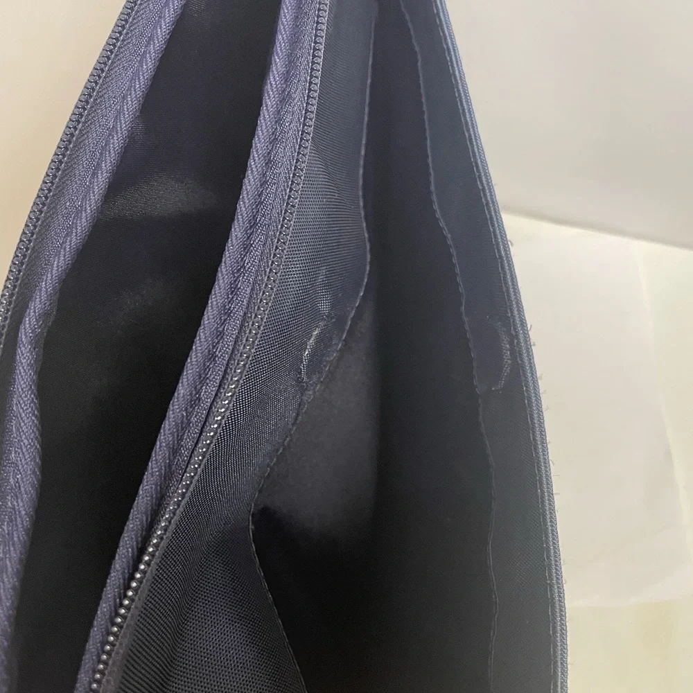 Jos. A Bank 13” Laptop Case Bag Executive Navy Blue Travel Commuter Luggage